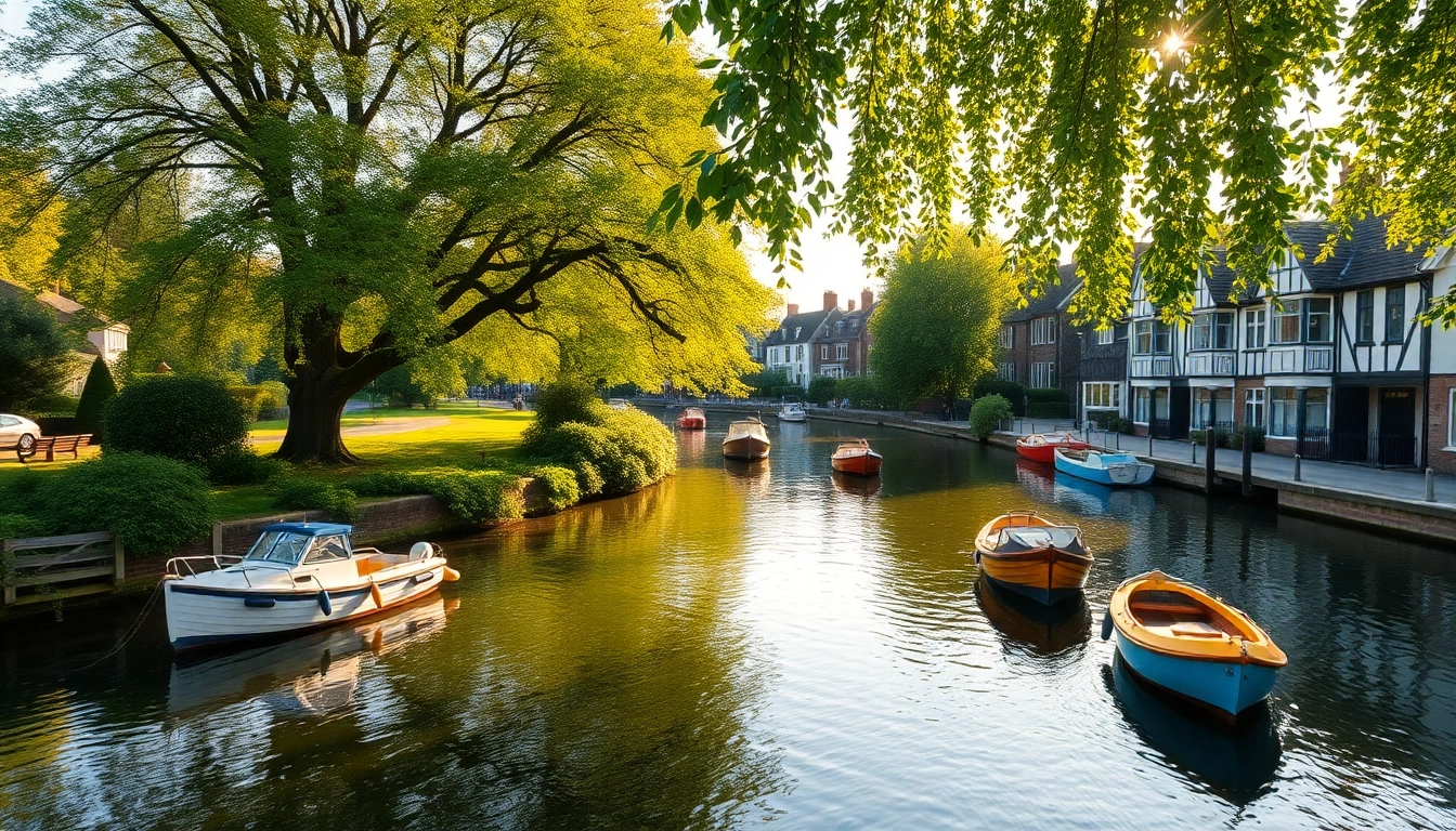 Experience the tranquility of Thames Ditton with serene river views and lush surroundings.