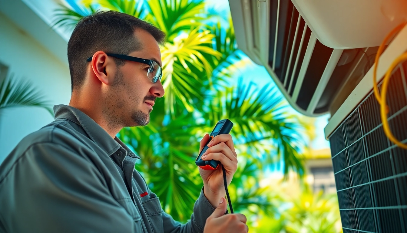 Technician performing AC Repair Tampa service, showcasing expertise and professionalism.
