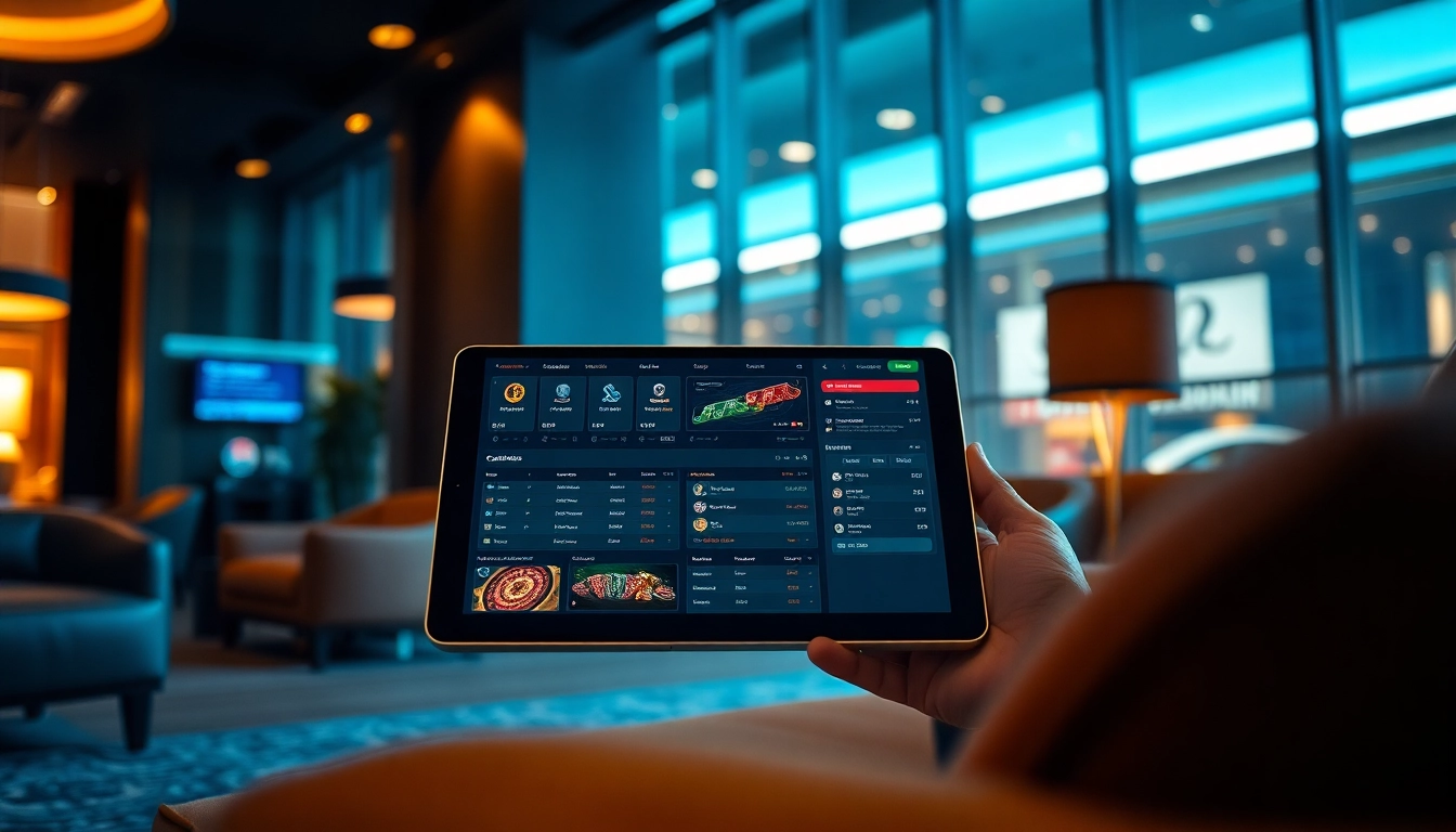 ev88win.live innovative online betting platform interface in a luxurious lounge.