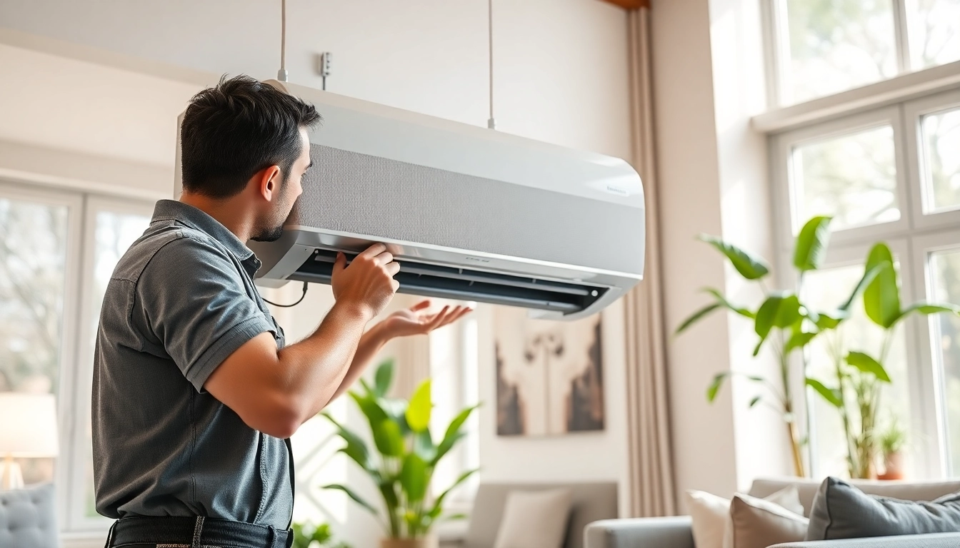 Efficient installation of a mini split AC unit enhances modern living spaces.
