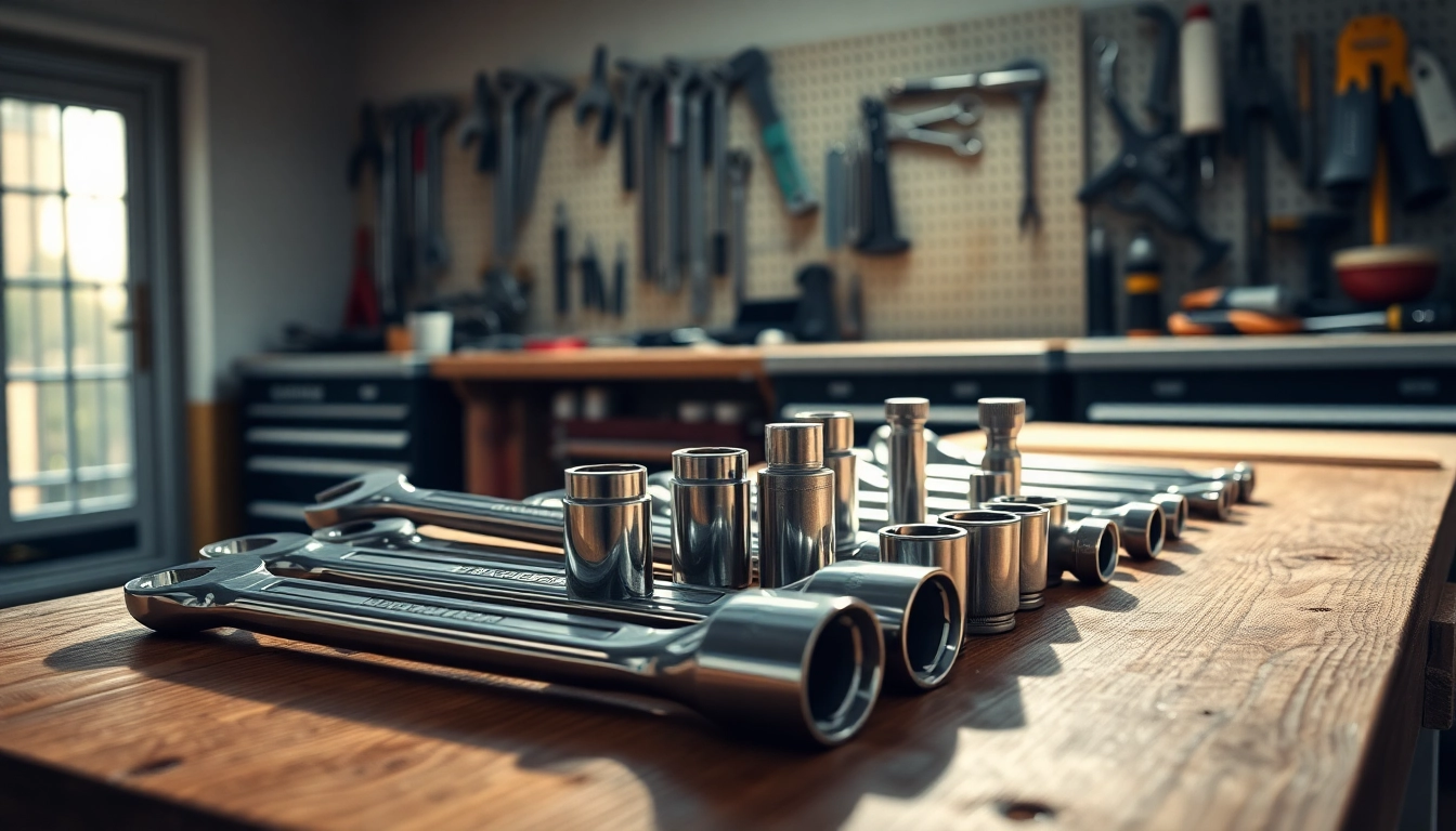 Koken tools displayed on a workbench, showcasing their quality and functionality.
