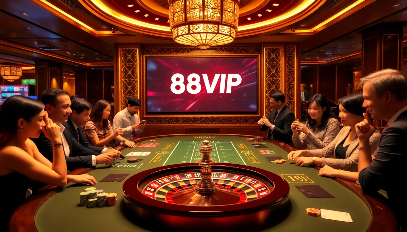 Experience the thrills of gambling at 68VIP with vibrant casino games and luxurious environments.