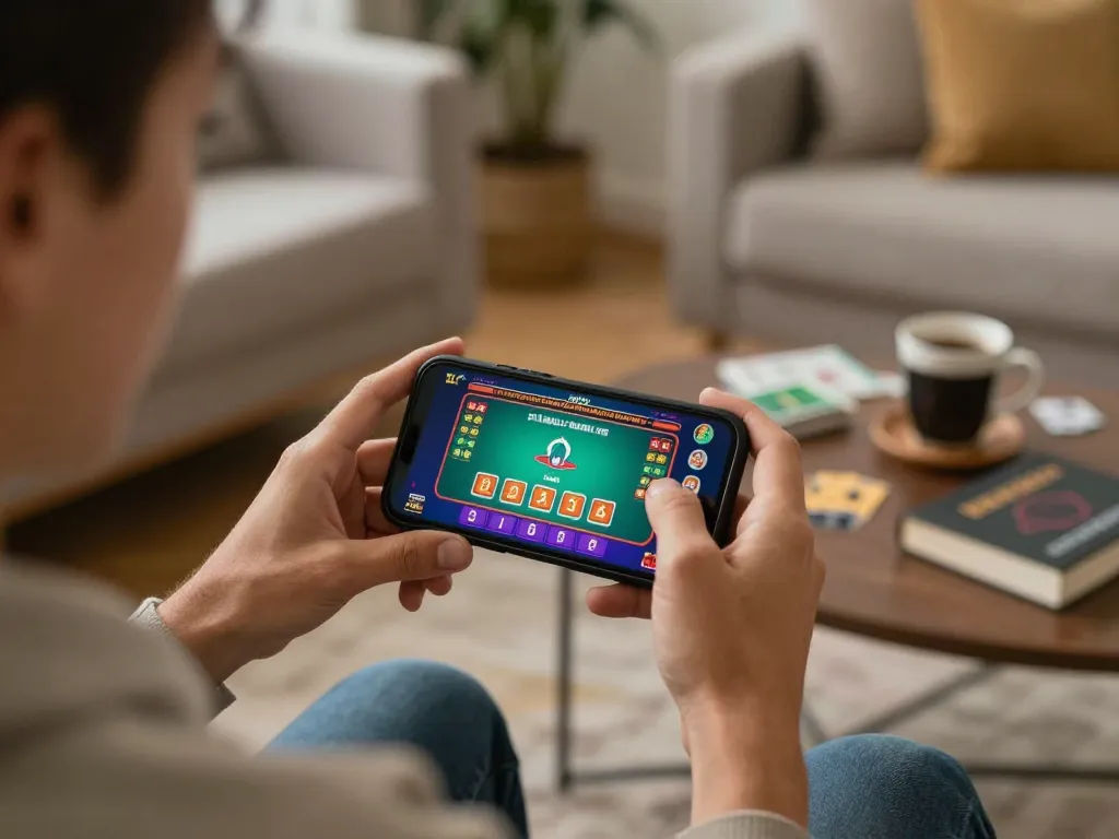 Engaging mobile gameplay at AUD Play showcases live dealer blackjack on smartphone