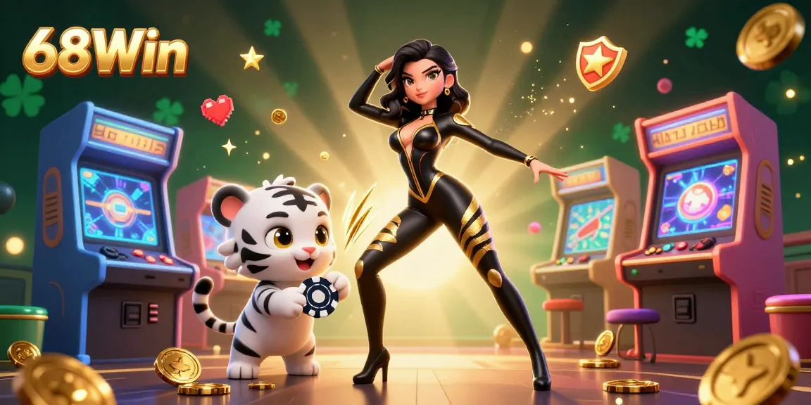 Play exciting games at 68Win with dynamic casino elements and vibrant visuals.