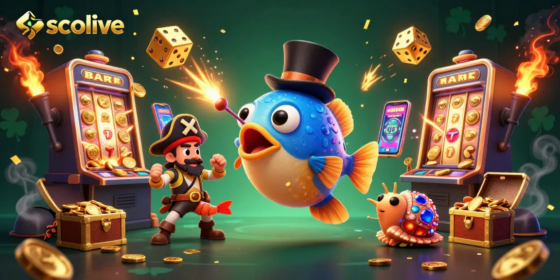 Socolive attracts golden coins in an exciting underwater casino world filled with jackpots and treasure.
