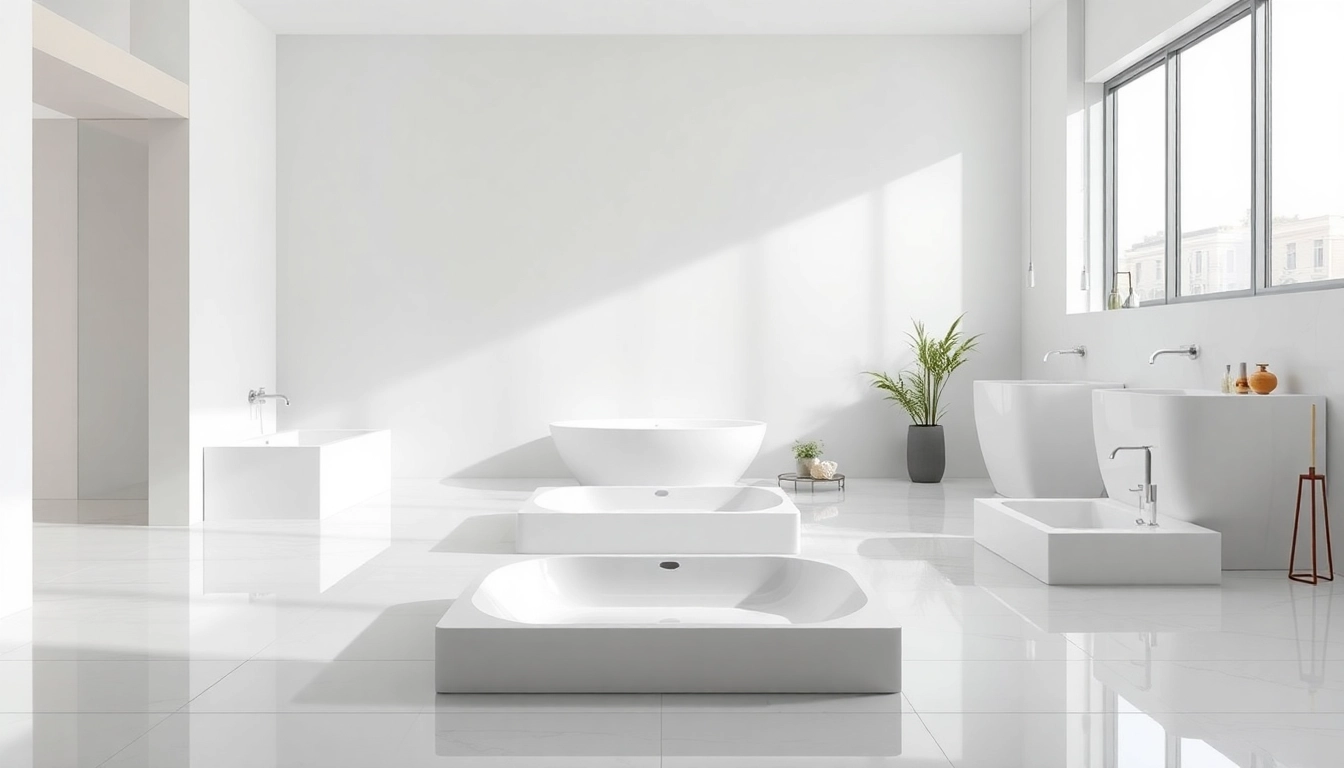 Explore elegant shower bases in a modern bathroom, showcasing style and sophistication.