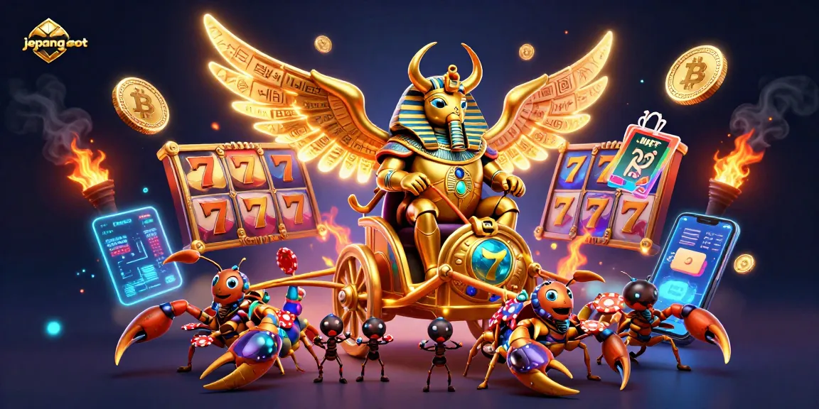 Experience thrilling gameplay at Jepang slot with a dynamic scene showcasing vibrant slot elements and characters.