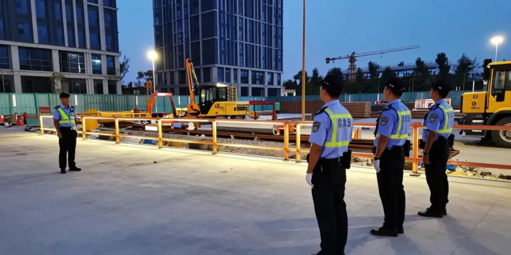 Construction Site Security professionals monitoring a safe and secure environment. Trusted local service.