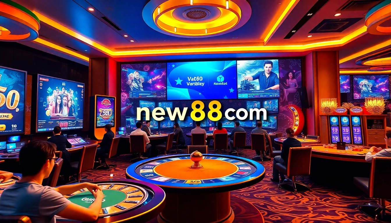 Engaging players at the new88go.com online casino, showcasing vibrant games and technology.