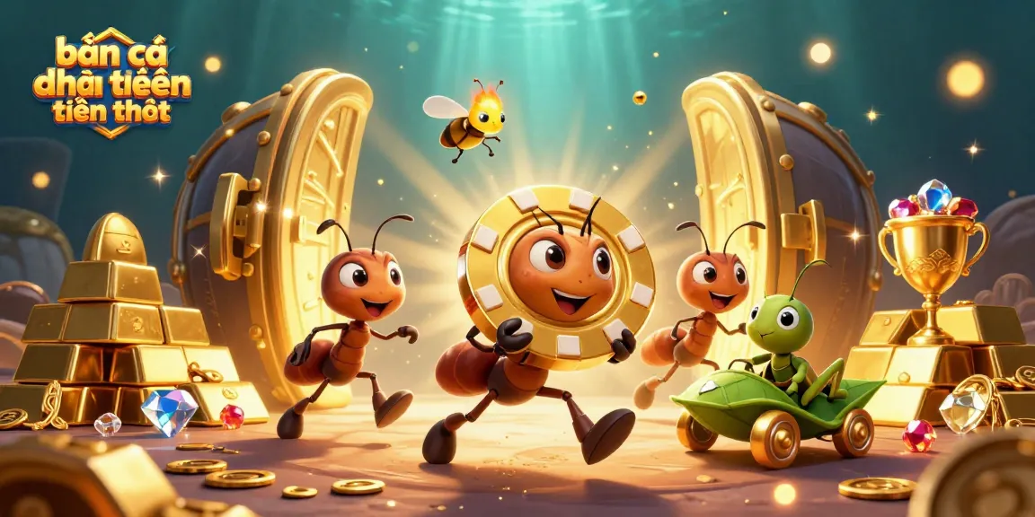 Experience the thrill of bắn cá đổi thưởng tiền thật with vibrant underwater scenes, 3D treasures, and gambling action.