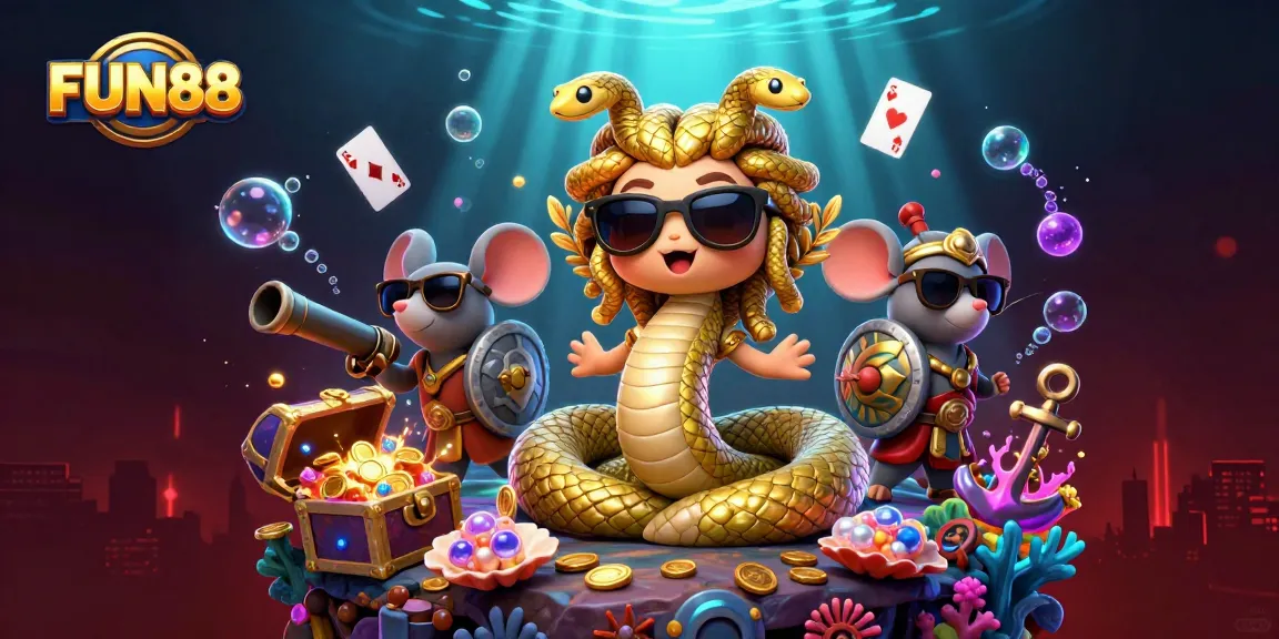 Experience thrilling gaming at FUN88 with dynamic casino elements and engaging characters!