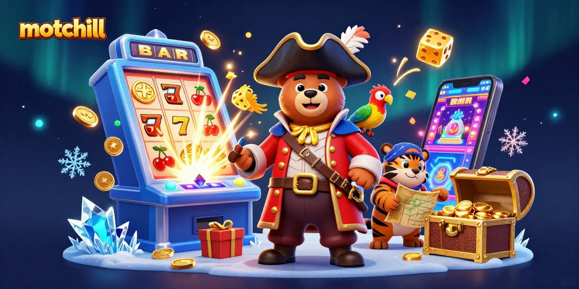 Experience thrilling action with motchill's animated pirate adventure featuring lucky jackpots and vibrant casino elements.