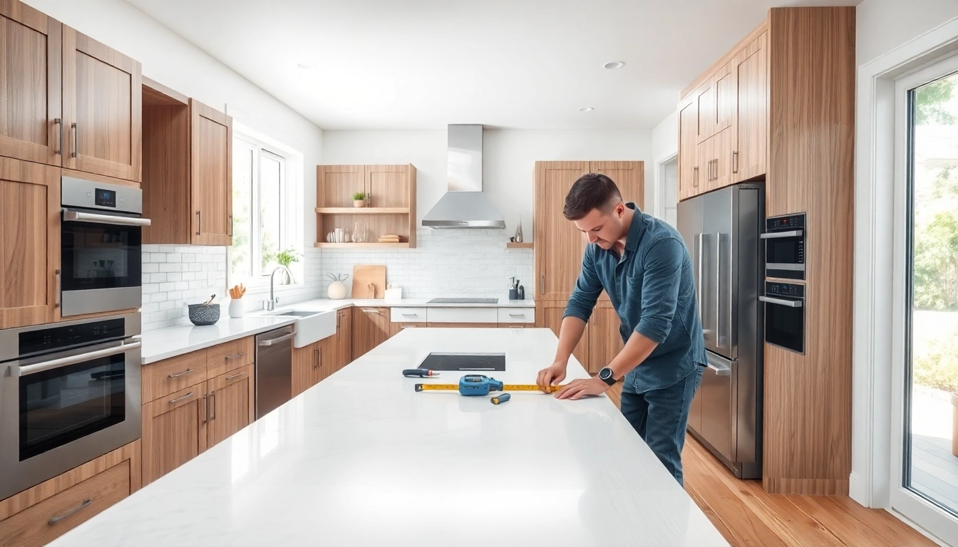 Revamp your home with a kitchen remodel near me showcasing modern design elements and skilled craftsmanship.