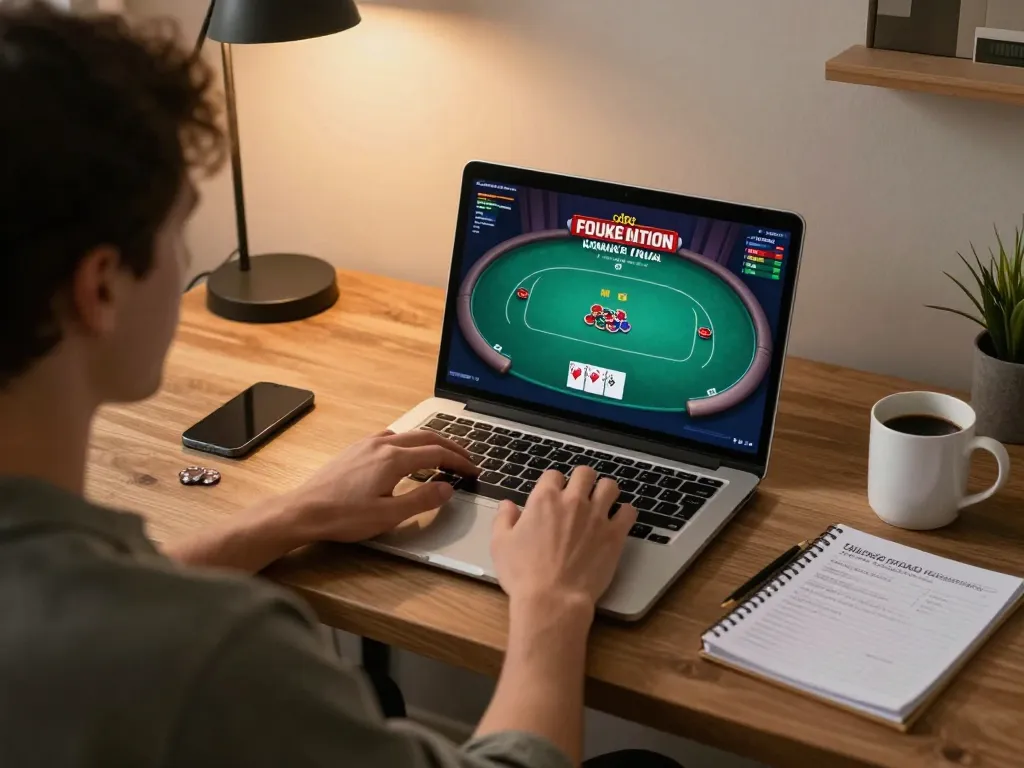 Engaging in online poker gameplay on 789beta2 platform with high-stakes action and strategic planning.
