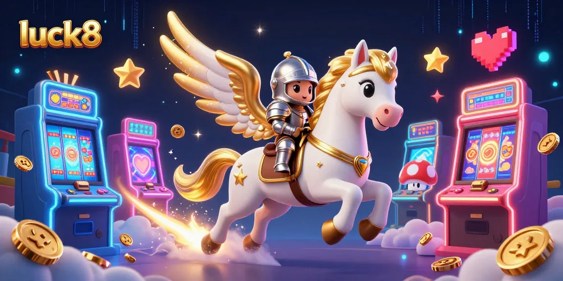 Experience luck8's thrilling gameplay with vibrant slot machines and magical characters.